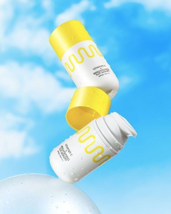 ضدآفتاب سرمی ویتامین سی برند Common labs  ✨ برند جدیدیه و زیر مجموعه برند skin1004 هست. بقولی خواهرشه. هر دو مال یه شرکتن😍  ۵۱ میل   تاریخ ۸/۲۰۲۸