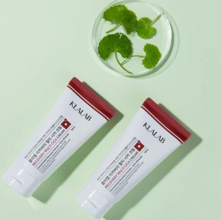 Klalab Recovery Multi Cica Cream 80 ml  کرم ترمیم کننده و ریکاوری  سیکا کلالب😍  ۸۰ میل  تاریخ  ۲۰۲۸  مناسب انواع پوست و بریر آسیب دیده