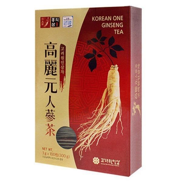 Korean one ginseng tea  🥓☕️چای جنسینگ کره ای  حجم هر ساشه ۳ گرم  تاریخ  ۲۰۲۸