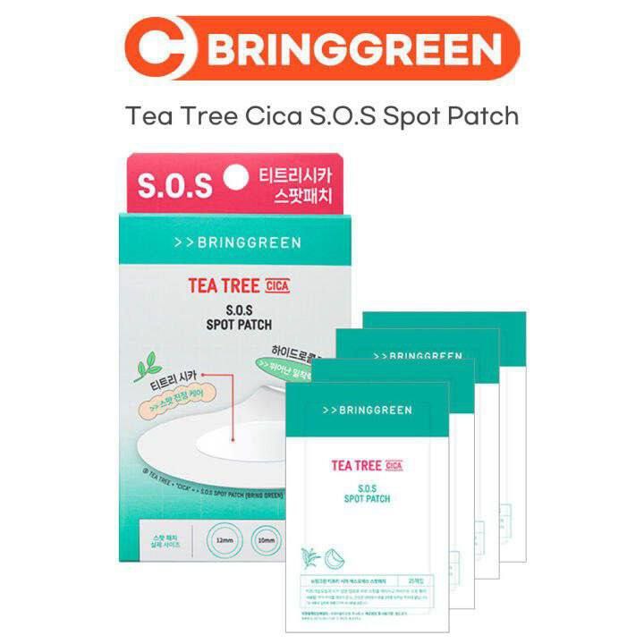 پچ ضد جوش تی تری سیکا برینگ گرین در هر بسته ۴ ورق ۲۵ عددی