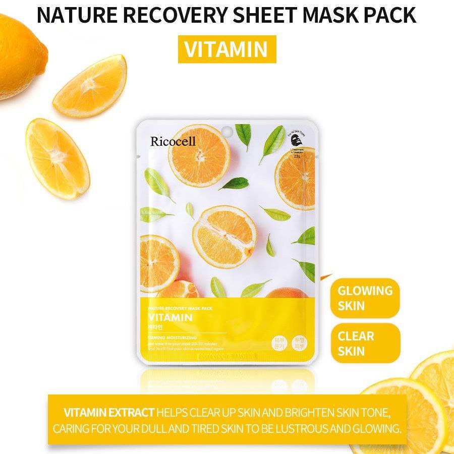 ماسک ورقه ای روشن کننده لیمو ریکوسل