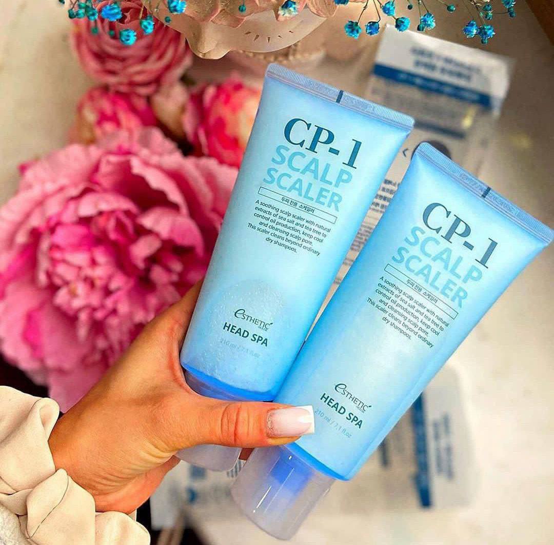 Cp-1 head spa scalp scaler✨  اسکراب خنک کننده و پاک کننده کف سر cp_1  ۲۱۰  میل  تاریخ  ۲۰۲۸