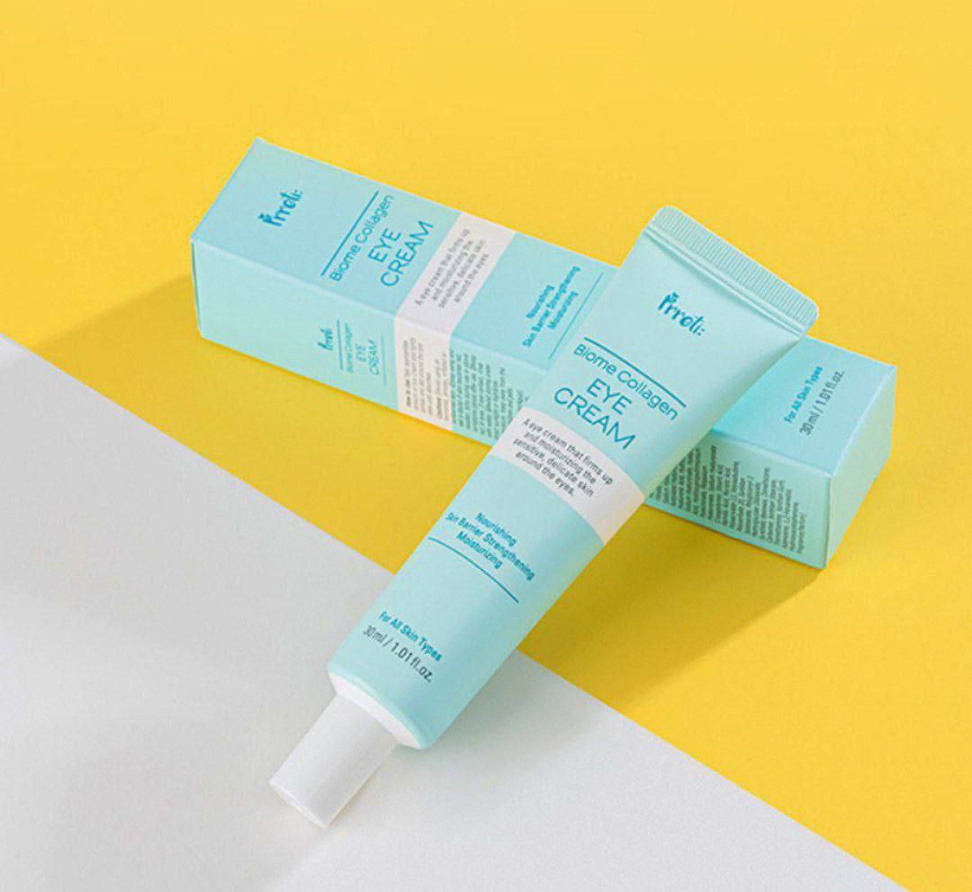 Prreti biome collagen eye cream  💠کرم دور چشم بیوم کلاژن پرتی  ✅حجم : 30 میل  تاریخ ۷/۲۰۲۶